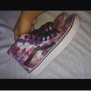 galaxy rose sk8-hi vans